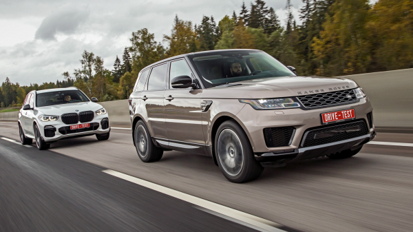 Заправляем дизелем Range Rover Sport D250 для встречи с BMW X5