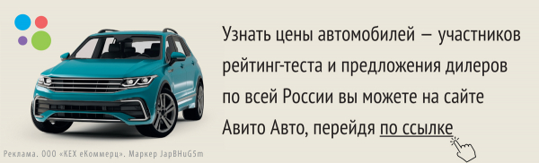 Рейтинг-тест 2022, первый этап: с «китайцами», но без «электричек»!