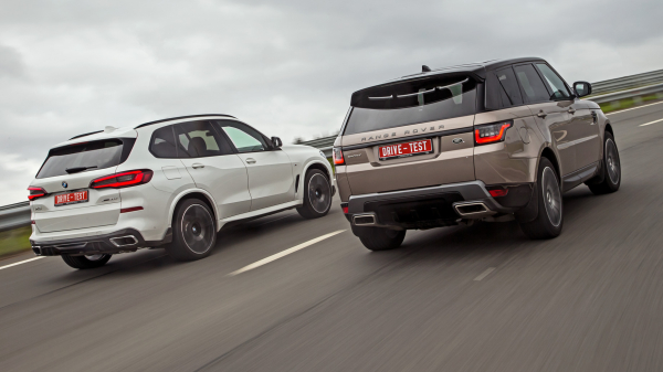 Заправляем дизелем Range Rover Sport D250 для встречи с BMW X5